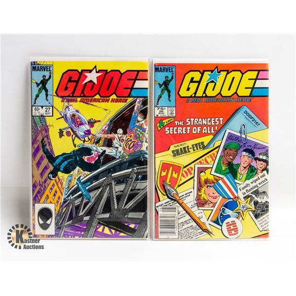 G.I. JOE: REAL AMERICAN HERO #26 AND #27