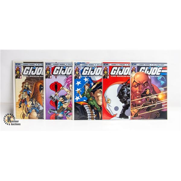 G.I. JOE: REAL AMERICAN HERO --- 5 COMICS