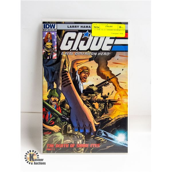 G.I. JOE: REAL AMERICAN HERO #212