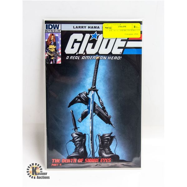 G.I. JOE: REAL AMERICAN HERO #215