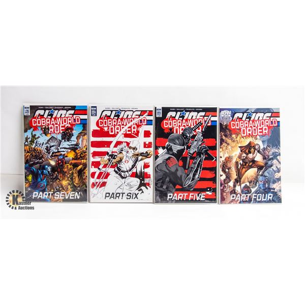 G.I. JOE: REAL AMERICAN HERO --- 4 COMICS