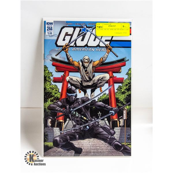 G.I. JOE: REAL AMERICAN HERO #244