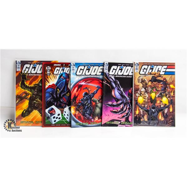 G.I. JOE: REAL AMERICAN HERO --- 5 COMICS