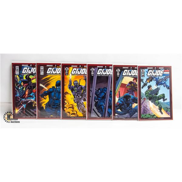 G.I. JOE: REAL AMERICAN HERO --- 6 COMICS