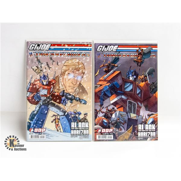 G.I. JOE VS. TRANSFORMERS - BLACK HORIZON #1 & #2