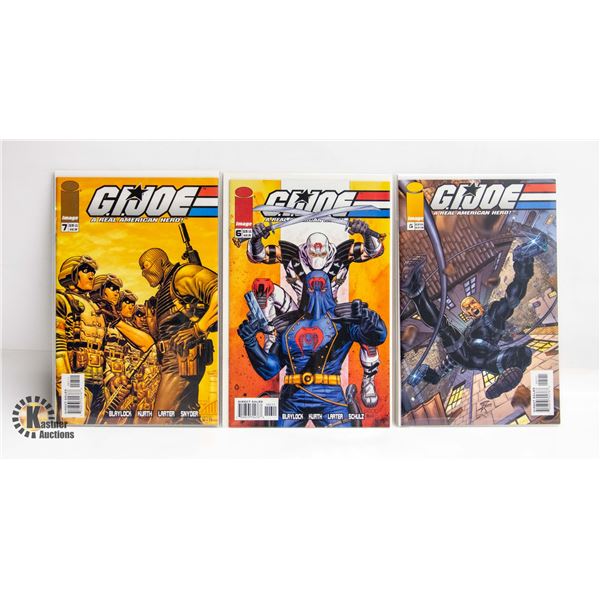 G.I. JOE: REAL AMERICAN HERO --- 3 COMICS