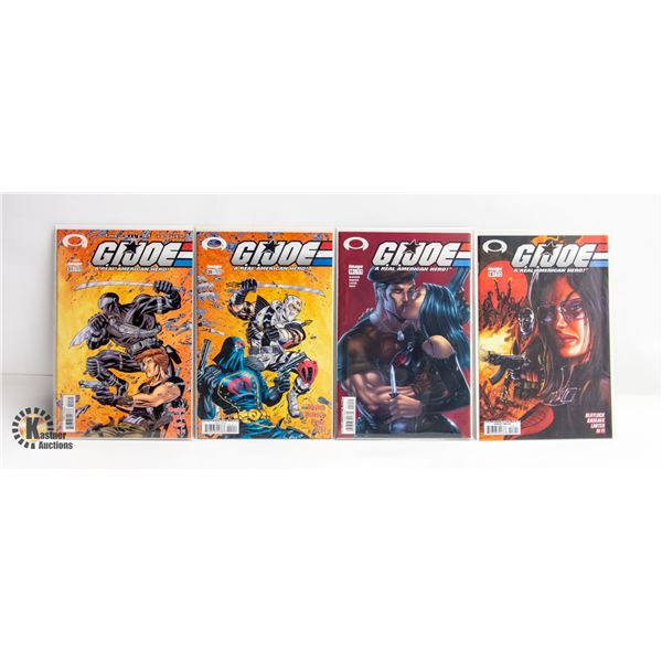 G.I. JOE: REAL AMERICAN HERO --- 4 COMICS