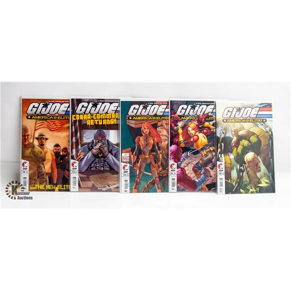 G.I. JOE: AMERICA'S ELITE --- 5 COMICS