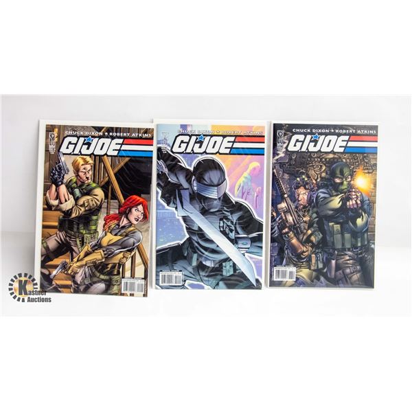 G.I. JOE --- 3 COMICS