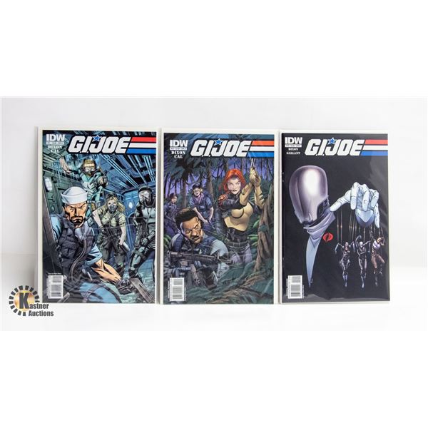 G.I. JOE --- 3 COMICS