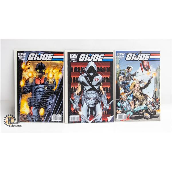 G.I. JOE --- 3 COMICS