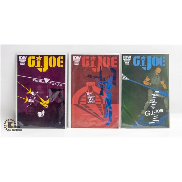 G.I. JOE --- 3 COMICS