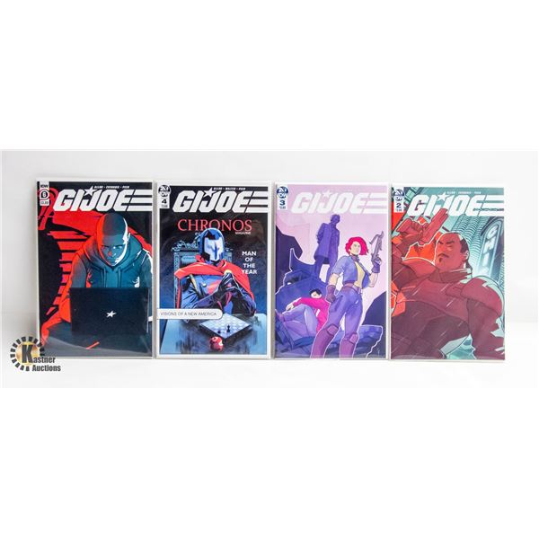 G.I. JOE --- 4 COMICS
