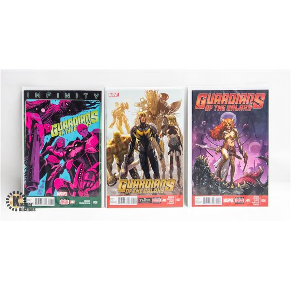 GUARDIANS OF THE GALAXY --- 3 COMICS