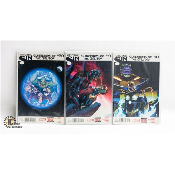 GUARDIANS OF THE GALAXY --- 3 COMICS