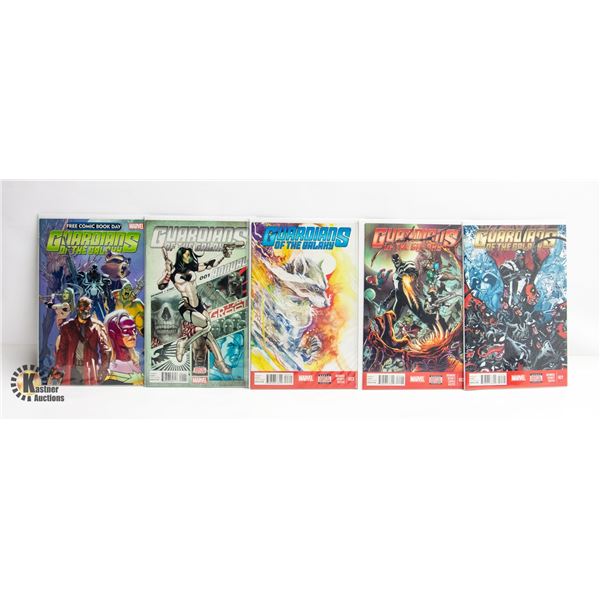 GUARDIANS OF THE GALAXY --- 5 COMICS