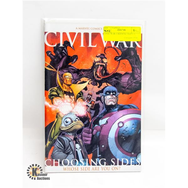CIVIL WAR: CHOOSING SIDES #1