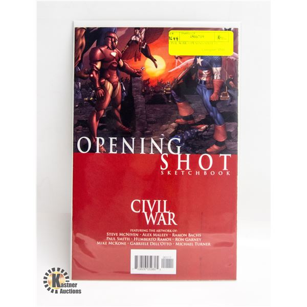 CIVIL WAR: OPENING SHOT #1