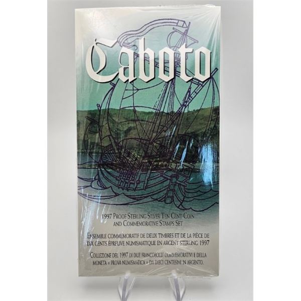 10 CENTS 1997 CABOTO AVEC TIMBRE MINT RC-550TIMBRE