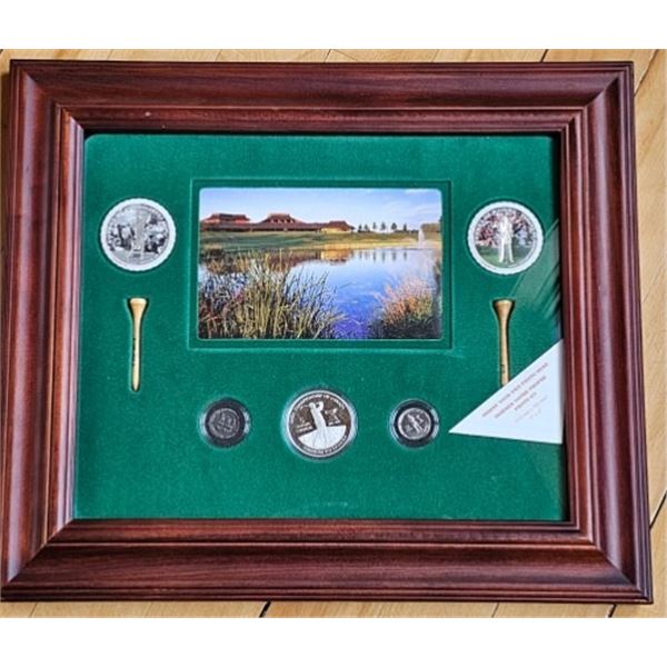 2004 CADRE 2004 OMNIUM GOLF 5$ FINE SILVER .999 ET 10 CENTS