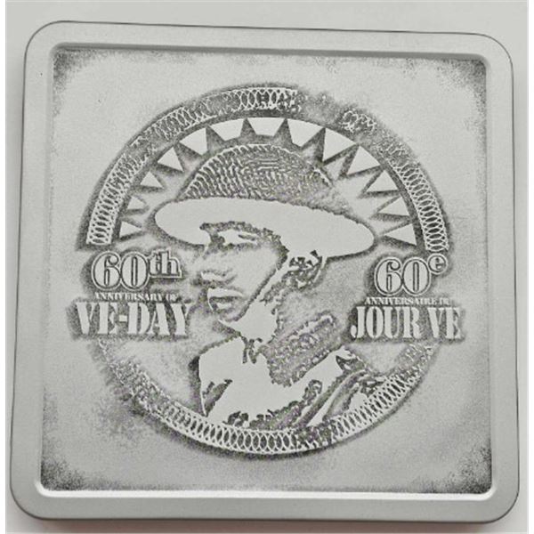 5 CENTS 2005 ARGENT ET MEDAILLE BRONZE 60TH VICTOIRE