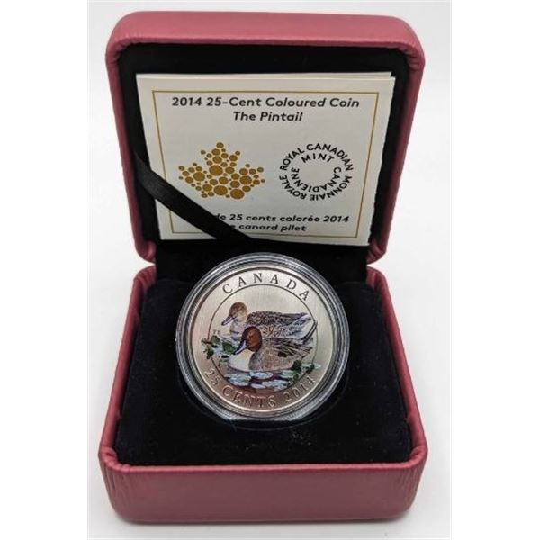 25 CENTS 2014 PINTAIL/LE CANARD PILET