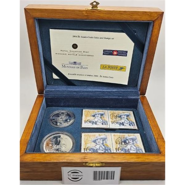 1 DOLLAR 2004 400E ANNIVERSAIRE DE LA PREMIERE COLONIE FRANCAISE EN AMERIQUE DU NORD (ILE SAINTE-CRO