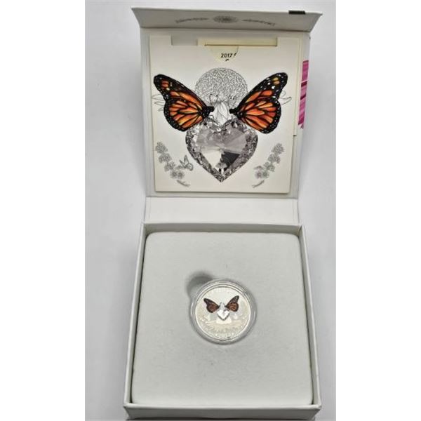 3 DOLLARS 2017 ODE A L'AMOUR FINE SILVER .999
