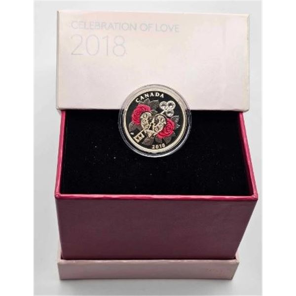 3 DOLLARS 2018 ODE A L'AMOUR FINE SILVER .999