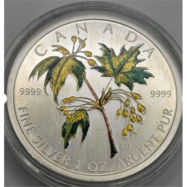 5 DOLLARS 2003 ÉTÉ FINE SILVER .999