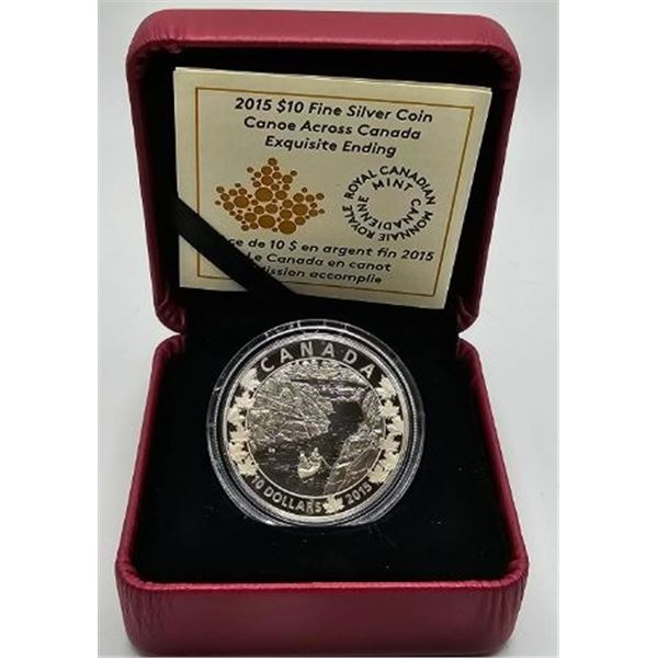 10 DOLLARS 2015 MISSION ACCOMPLIE FINE SILVER .999 CRACKED CAPSULE