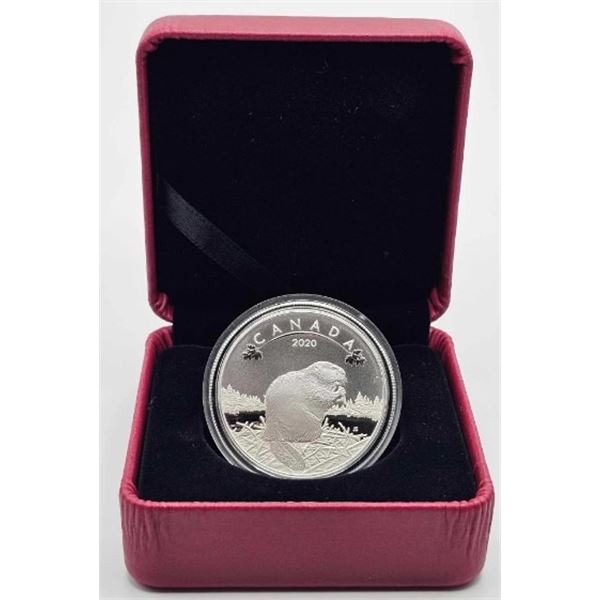 10 DOLLARS 2020 CASTOR FINE SILVER .999 PAS DE COA