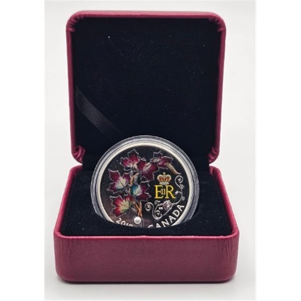 20 DOLLARS 2018 BROCHE DE LA REINE ELIZABETH II FINE SILVER .999 PAS DE COA