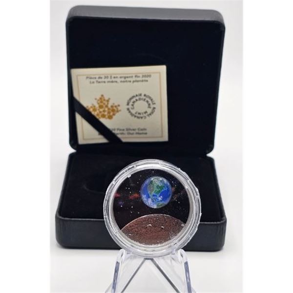 20 DOLLARS 2020 LA TERRE MÈRE NOTRE PLANÈTE FINE SILVER .999