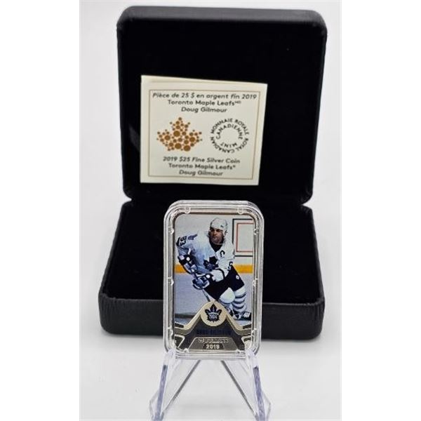 25 DOLLARS 2019 DOUG GILMOUR FINE SILVER .999