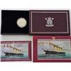 Image 1 : 1998 MÉDAILLE R.M.S. TITANIC SILVER PROOF COMMEMORATIVE