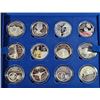 Image 2 : 2012 THE QUEEN'S DIAMON JUBILEE 24 PIECES OZ SILVER SET