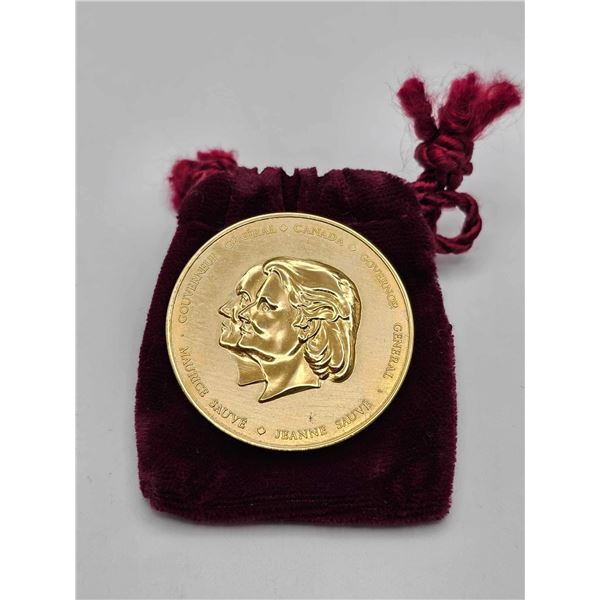MEDAL OF GOUVERNOR GENERAL CANADA MAURICE SAUVÉ JEANNE SAUVÉ