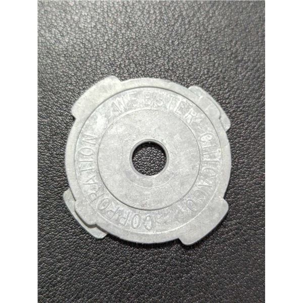 Token webster chicago insert for single Records 1950's