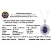 Image 3 : 18.27 ctw Ruby and 1.83 ctw White Sapphire Pendant