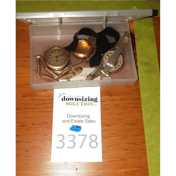 Gold filled watches A