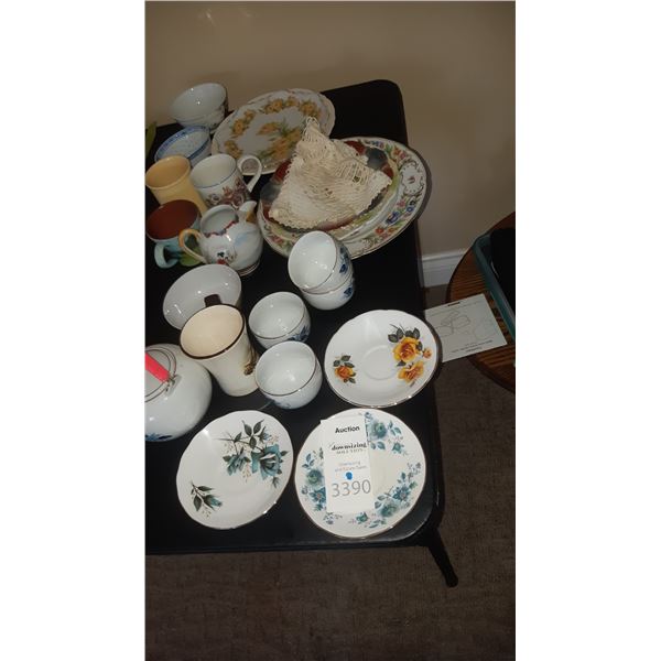Tea set, and China A