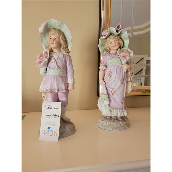 Pair of Ceramic Figurines A