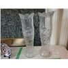 Image 2 : Pair of Tall Glass Vases A