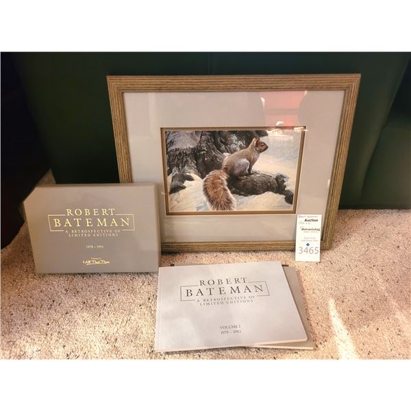 Robert Bateman Grey Squirrel  and Books A