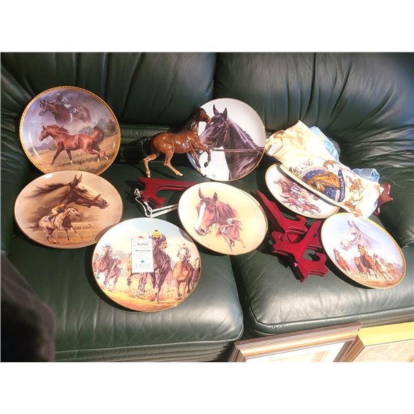 Fred Stone Secretariat Signed Racing Collection Plate and More A
