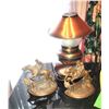 Image 1 : Brass Bookends and Lamp A