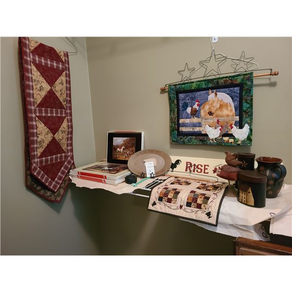 Country Decor, Placemats, Quilts A