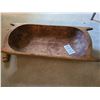 Image 2 : Antique Hand Hewn Dough Bowl A