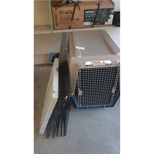 Animal Kennel, Metal kennels, Gate A